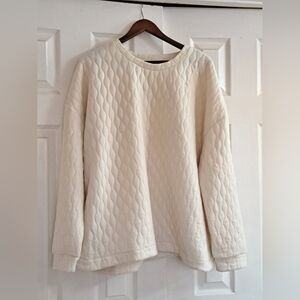 Studio Off-White Quilted Sweatshirt